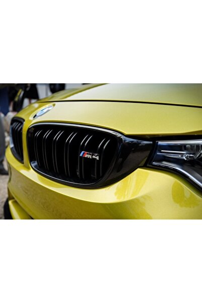 autogp Bmw F33 m4 ön böbrek panjur piano black - çift tırnak