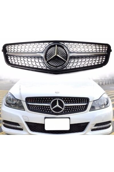 autogp Mercedes w204 diamond amg ön panjur ızgara seti 2007 -2012