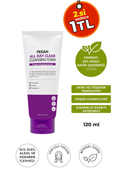 PEKAH Cildi Kurutmadan Temizleyen Köpük – Meyve Ekstreleri & Bitkisel Özlerle...