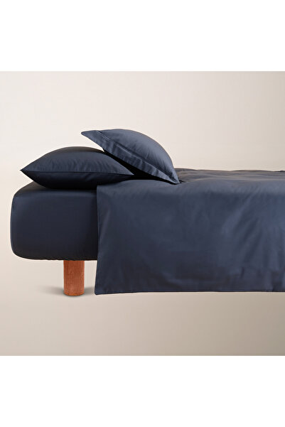 Penelope %100 Pamuk Saten Nevresim Seti 240x220 cm Lacivert - Lia Serisi