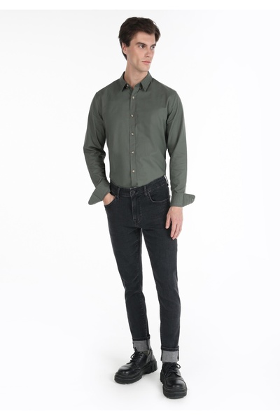 Colin's Pantaloni slim din denim pentru bărbați, cu talie joasă, cu picioare ...