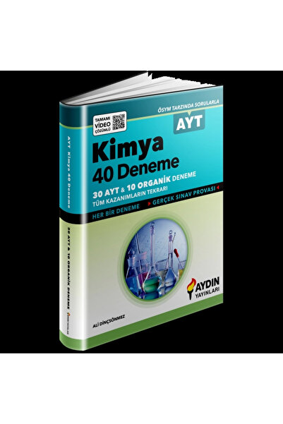 Aydın Yayınları Ayt Kimya 30 Lu Deneme Sınavı