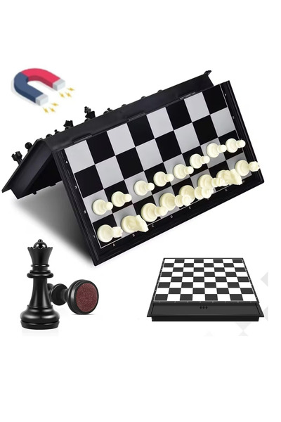 LRS STORE Mıknatıslı Satranç Takımı Manyetik Satranç Chess Set 24cm2