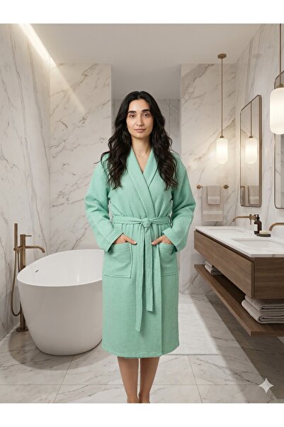 Damlaiso Unisex Waffle Pike - Sauna Hotel Spa Halat de baie Vară