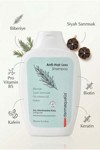 Dermaqualis Saç Dökülmesine Karşı Kolajen ve Keratin Hızlı Saç Uzatan Kafeinl...
