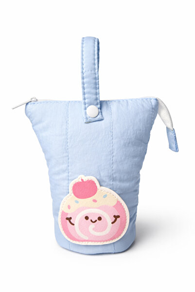 Ecrou Organizator funcțional pentru birou, cutie pentru pixuri albastră 17 x ...