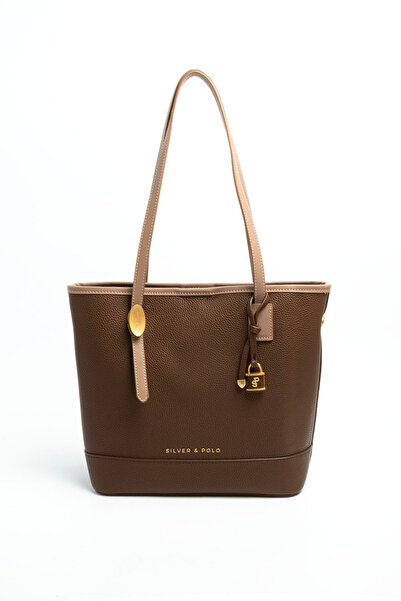 Silver Polo Γυναικεία τσάντα ώμου Silver & Polo SP1243 Καφέ