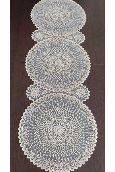 DİLEX Runner Masa Örtüsü Amerikan Servis 37x115 cm Bej