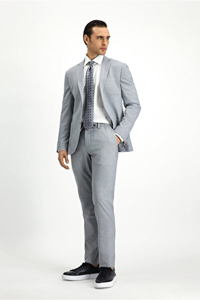 Kiğılı 7 Drop Super slim fit Extra Narrow croială cu model Costum cu șnur ela...