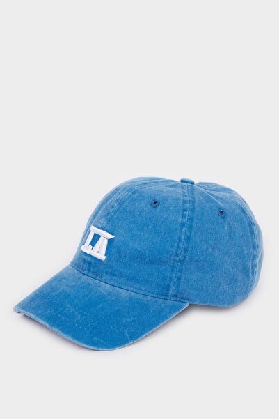 DeFacto Мъжка бродерирана памучна шапка H1701AX26SM