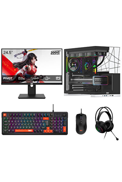 DRAGOS DRx8768 Ryzen 7 9800X3D 32GB DDR5 1TB NVMe 16GB RTX5080 24.5 İnç 200Hz...