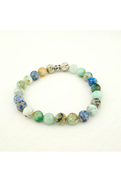 DOĞA KUTUSU Chrysocolla Natural Stone Compatible with Scorpio and Pisces Sign...