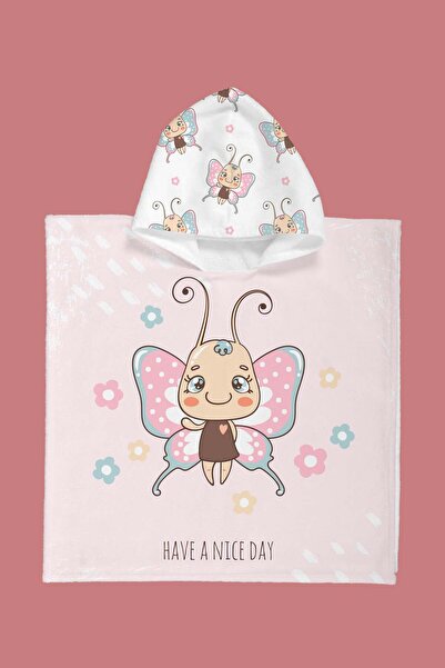 Evdek Prosop de plajă Poncho pentru copii Flower Fairy