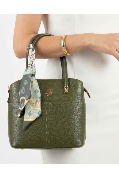 Çanta Trend حقيبة ميامي بولو كلوب 5 ذات الأقسام المتعددة للنساء مع إكسسوارات ...