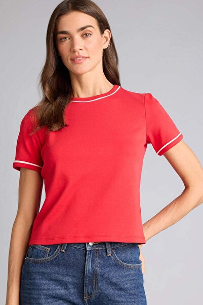 DeFacto Regular Fit Crew Neck Basic Plain Short Sleeve T-Shirt G8521Ax26Sp