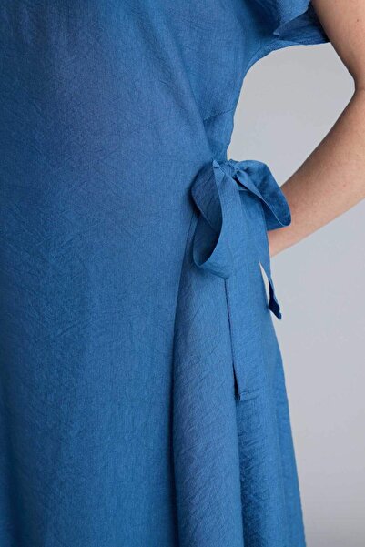 DeFacto Bat Sleeve Midi Dress E6028Ax26Sm