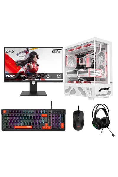 DRAGOS DRx9867 Ryzen 7 7700 16GB 512GB NVMe Gigabyte 8GB RTX5060 24.5 İnç 200...