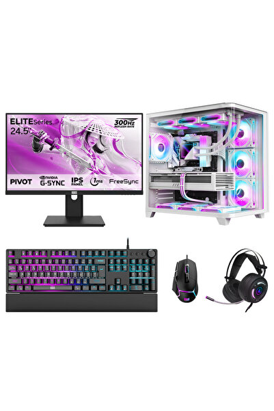 DRAGOS DRx7720 Ryzen 7 5700X 32GB 1TB NVMe 16GB RTX5060Ti 24.5 İnç 300Hz 1ms ...