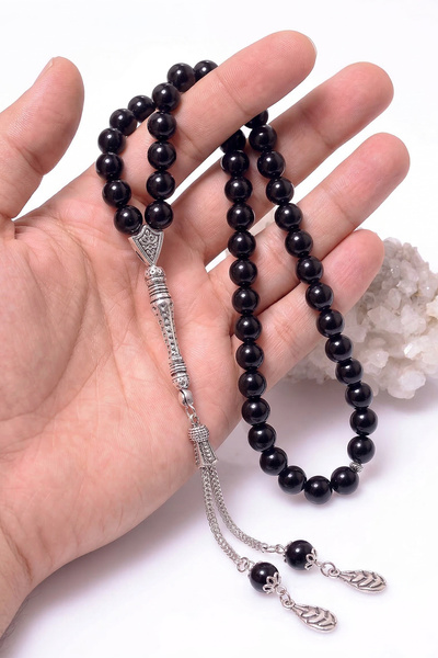 Taş Sandığı Rozariu din piatră de onix - 8 mm