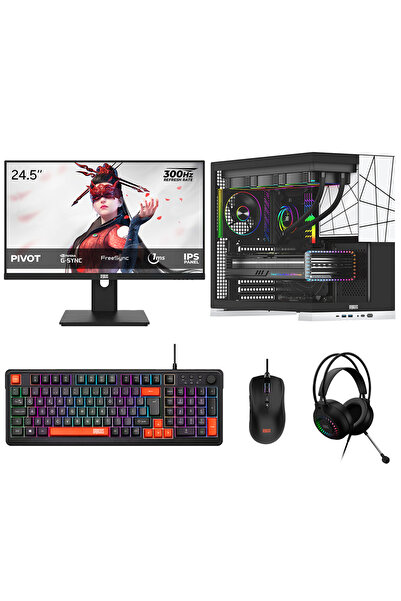 DRAGOS DRx8962 Ryzen 9 9950X 32GB DDR5 1TB NVMe 32GB RTX5090 24.5 İnç 300Hz 1...