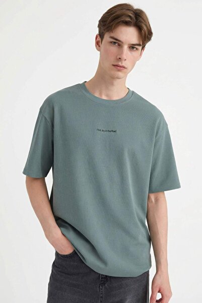 DeFacto Tricou Boxy Fit cu imprimeu D5871AX26SP