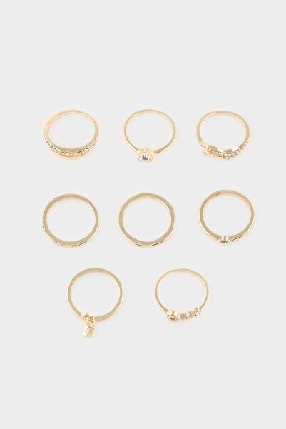 DeFacto Women's 5-Piece Ring Set H0816Axns