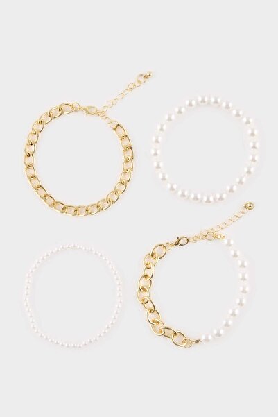 DeFacto Women's 4-Piece Bracelet G9842Axns