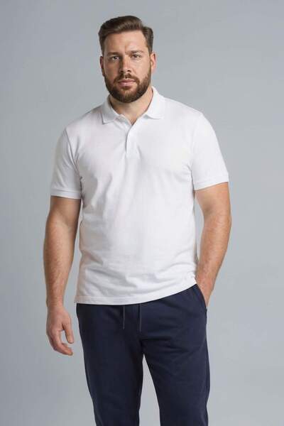 DeFacto 100% قطن مقاس كبير قميص بولو H2053AX26SP