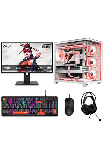 DRAGOS DRx9994 Ryzen 5 7500X3D 16GB 512GB NVMe 16GB RX 9070XT 24.5 İnç 300Hz ...