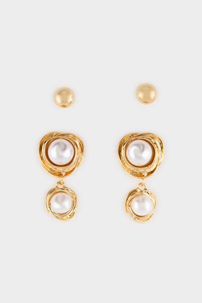 DeFacto Women's 2-Piece Earrings G9832Axns