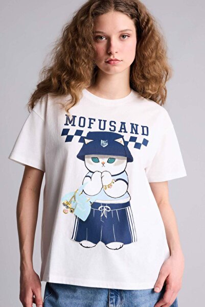 DeFacto Mofusand Oversized T-Shirt H0263Ax26Sm