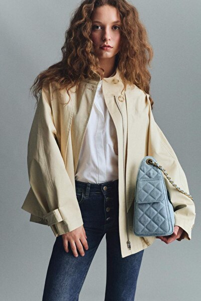 DeFacto Regular Fit Hooded Cotton Pack Trench Coat G9939Ax26Sp