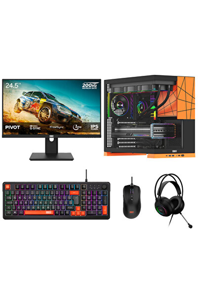 DRAGOS DRx8863 Ryzen 7 7700 16GB DDR5 512GB NVMe 16GB RTX5080 24.5 İnç 200Hz ...
