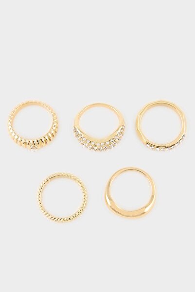 DeFacto Women's 5-Piece Ring Set H0816Axns