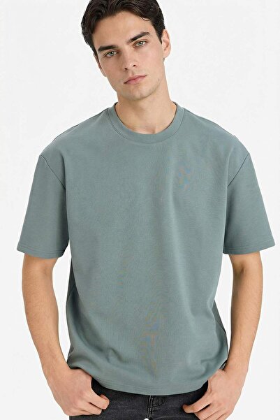 DeFacto Μπλουζάκι που αναπνέει oversized X3926AZ26SP