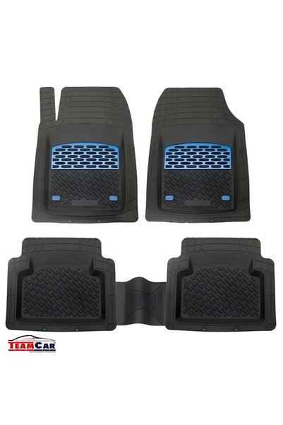 TEAMCAR ®   Covorașe auto tip tavă pentru BMW X3 E83 2003-2010, Albastru