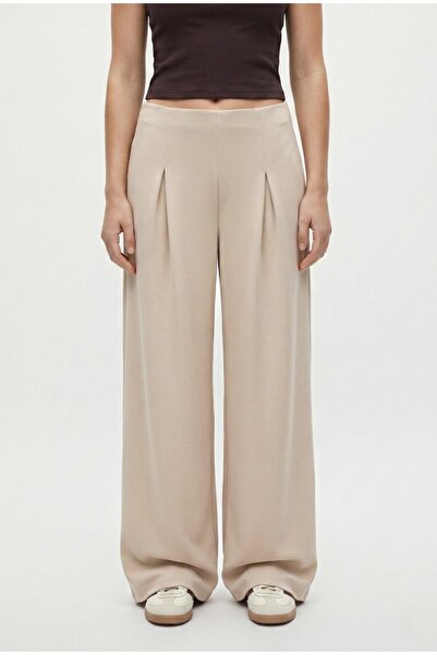 Ritnice Ženske Wesley Modal Touch Nabrano Sa džepovima bež trenirke