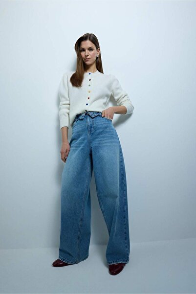 DeFacto Pantaloni din denim Relax Fit, 100% bumbac, G9878AX26SP