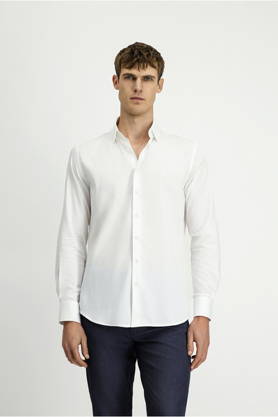 Kiğılı Cămașă din bumbac cu mânecă lungă, slim fit, cu model clasic