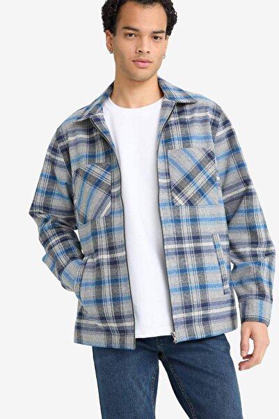 DeFacto Regular Fit Flannel Long Sleeve Shirt E9973Ax25Au