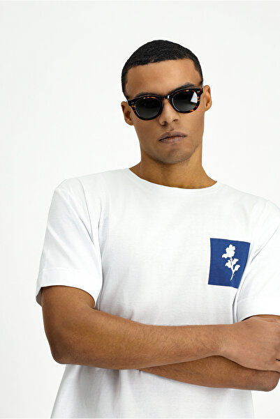 Kiğılı Crew Neck Oversize Cotton Printed T-Shirt