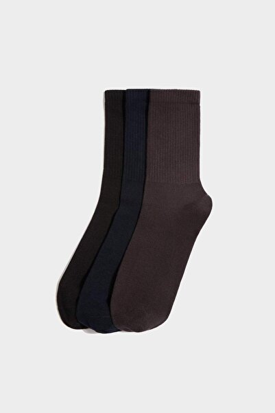 DeFacto Men's 3-Piece Bamboo Socks H1069Axns