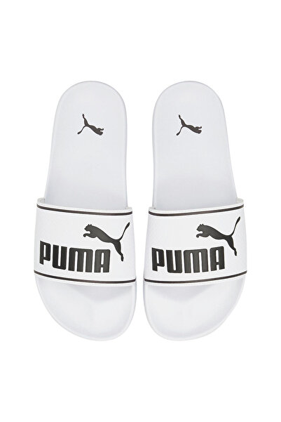 Puma Unisex bílé pantofle Leadcat 2.0 384139 -02