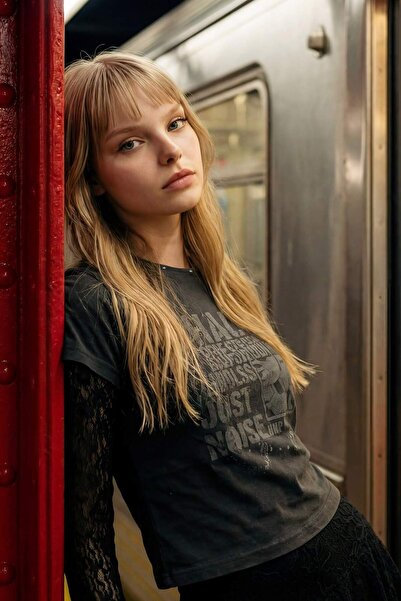 DeFacto Ženske T-shirt G8033AX/AR191 ANTRACIT