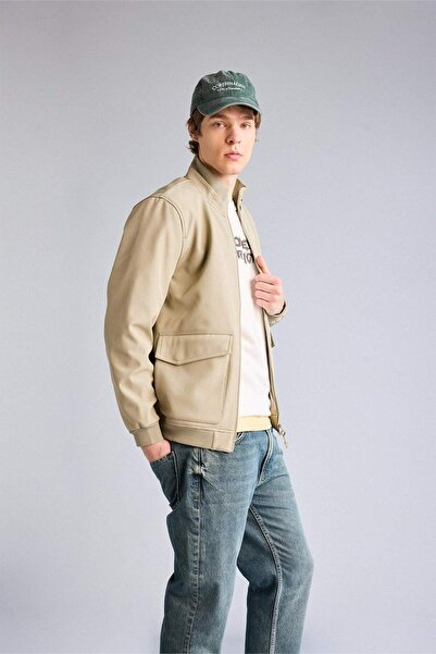 DeFacto Water Repellent Zippered Coat F8461Ax26Sp