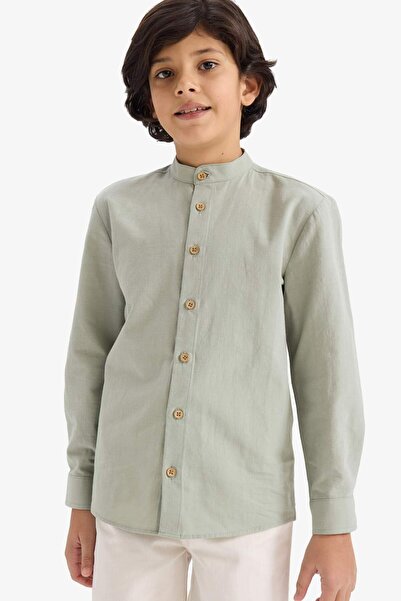 DeFacto Dik Yaka Gömlek Erkek Çocuk G6727A826SP