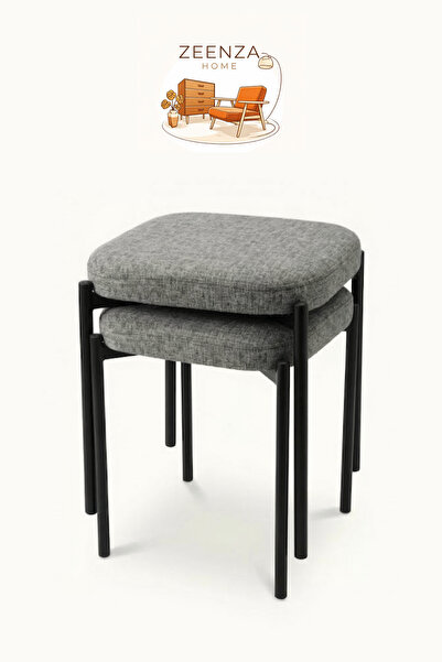 TP TUNAPRES Zeenza Nova Metal Ayaklı Tabure 2'li