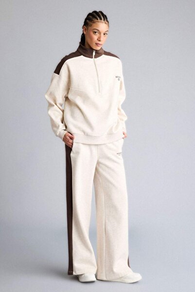 DeFacto Airtech Nba Boston Celtics Wide Leg Standard Length Sweatpants with P...