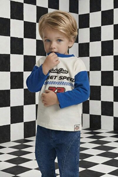 DeFacto Baby Boy Sweat G6133A5/Er98 Ecru