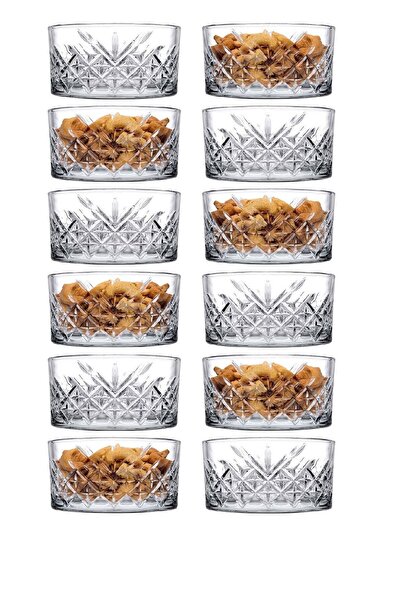 Paşabahçe Beyaz 12'li Timeless Çerezlik Kase - 225cc Pb12x530040